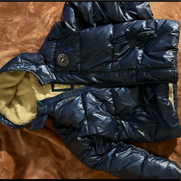 abercrombie kids Other - Abercrombie kids blue metallic puffer coat